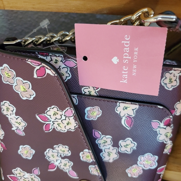 NWT Floral Women\'s Bag in Purple